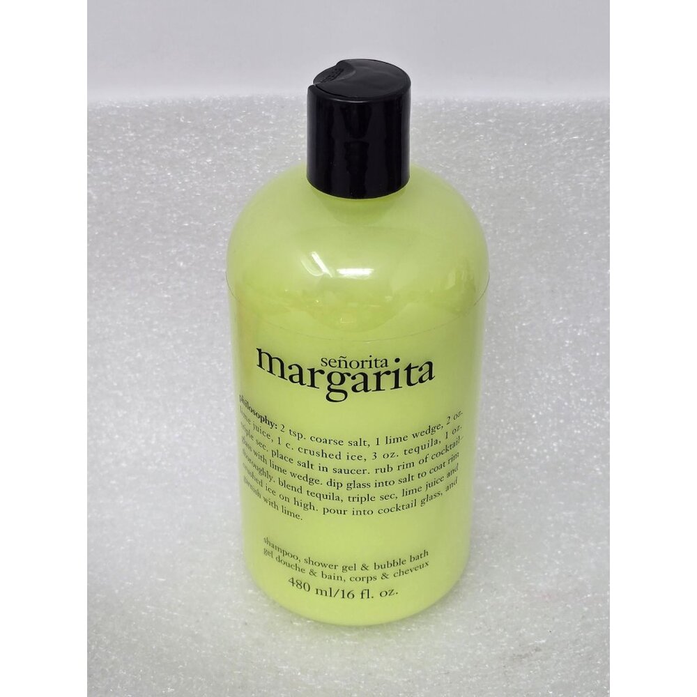Philosophy Señorita Margarita Shampoo, Shower Gel & Bubble Bath 16oz Lime Scent